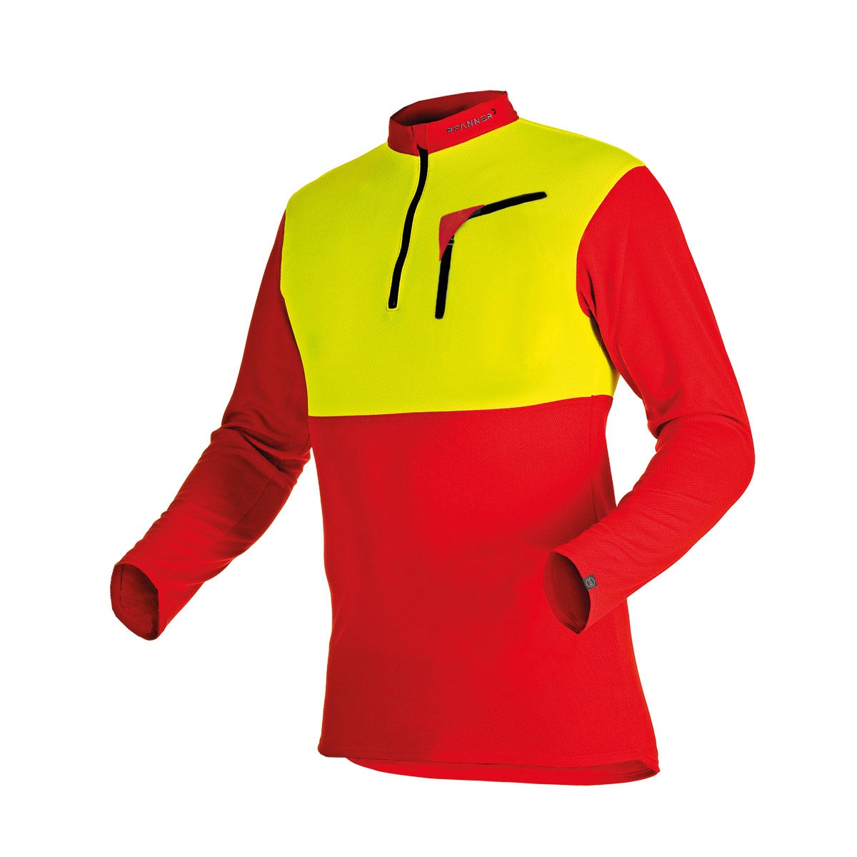 PFANNER Zipp-Neck Shirt langarm